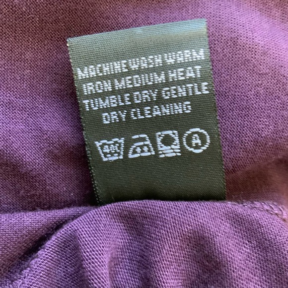 Elm Design Purple Tank Maxi Dress Pima Cotton Modal Blend sz M Icelandic Design - Picture 7 of 10